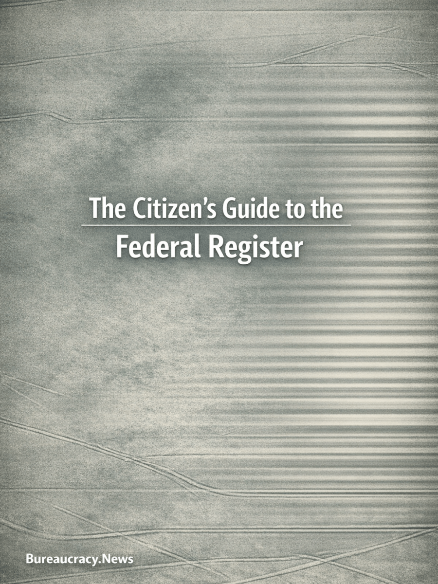 The Citizen’s Guide to the Federal Register: Unlocking the Daily Journal of the U.S.&nbsp;Government