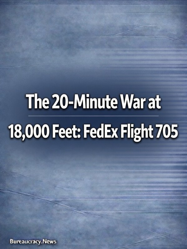 The 20-Minute War at 18,000 Feet: FedEx Flight 705 and the FBI&nbsp;Files
