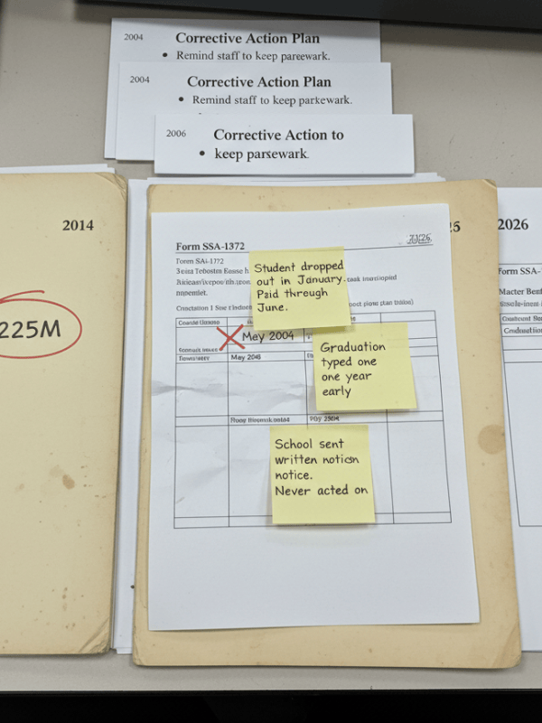 Twenty Two Years, Three Audits, One&nbsp;Excuse.